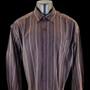 Mountain Hardwear Men's 2XL Purple Stripe Nylon Lo